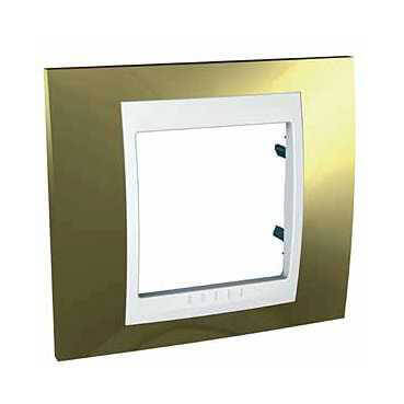 

Рамка Schneider Electric, Золото, MGU66.002.804 Unica Хамелеон (Подходит под механизмы Unica, Хамелеон, Quadro)