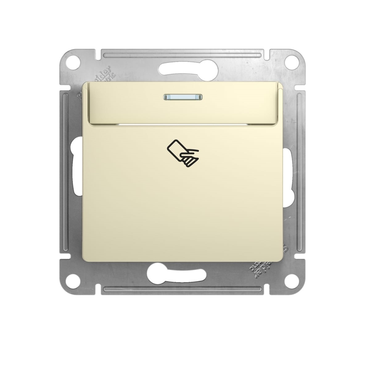 

Выключатель одноклавишный карточный Schneider Electric Glossa 10A 250V бежевый GSL000269, GSL000269 Glossa