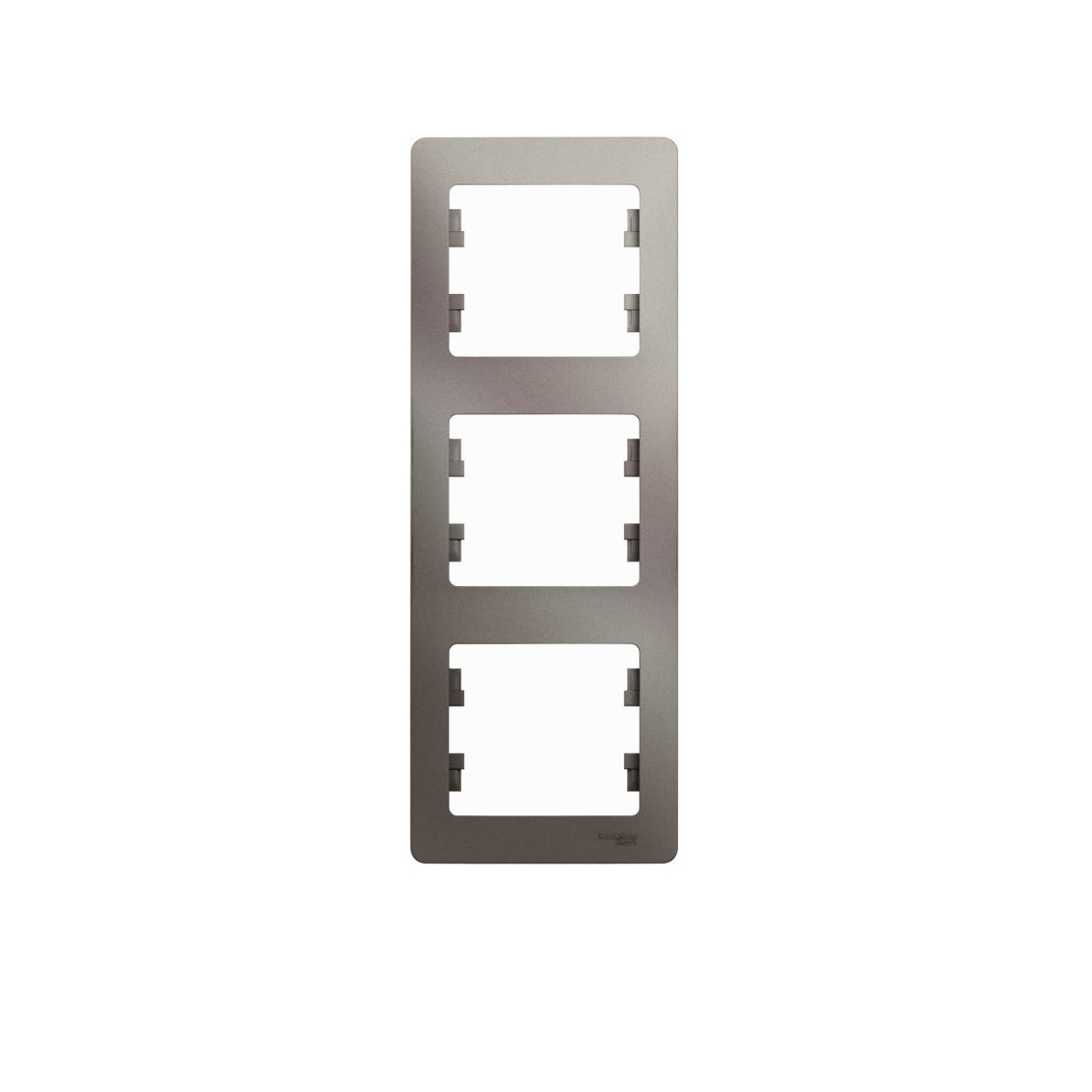 

Рамка 3-постовая Schneider Electric Glossa платина GSL001207, Серебро, GSL001207 Glossa