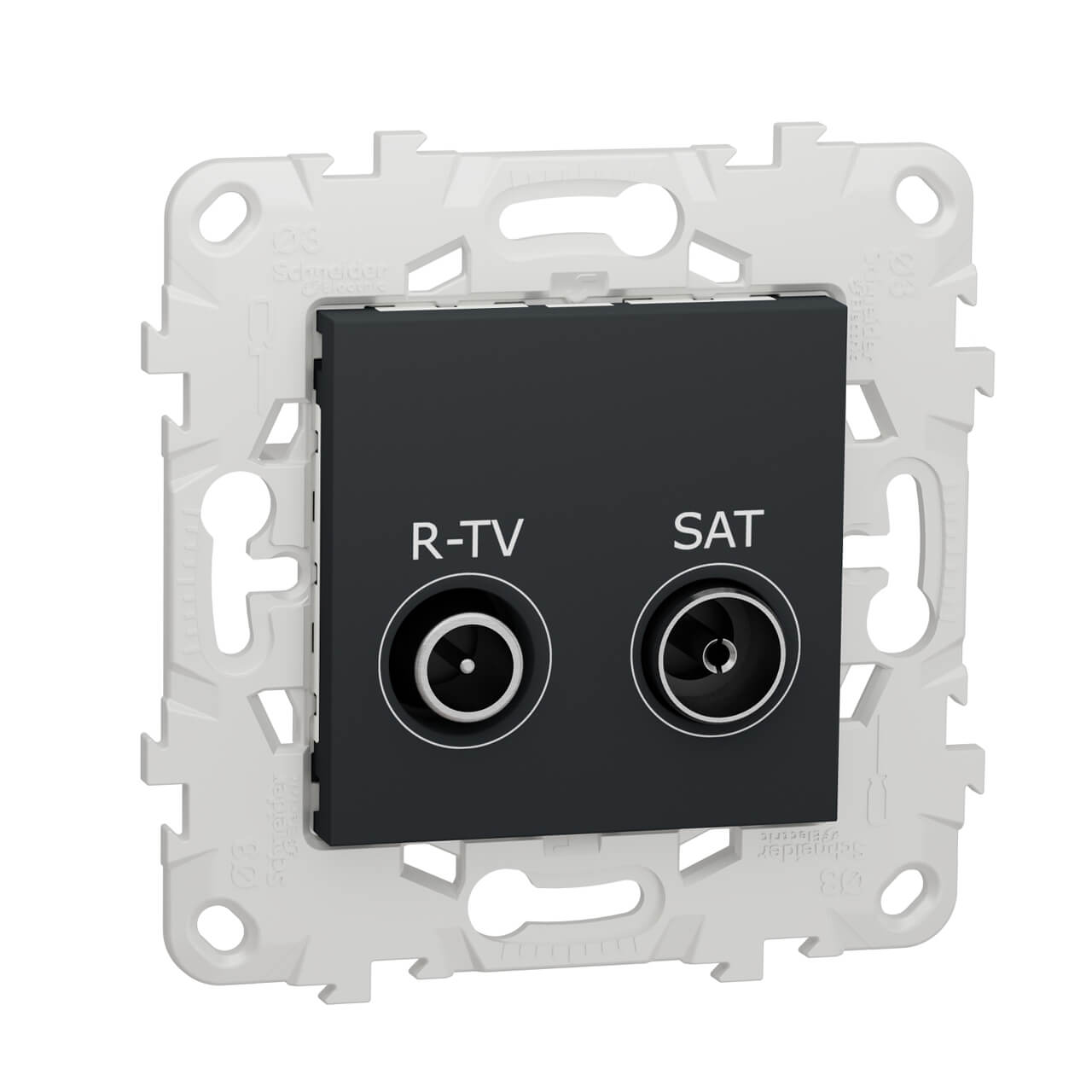 

Розетка Schneider Electric, Антрацит, NU545654 Unica New