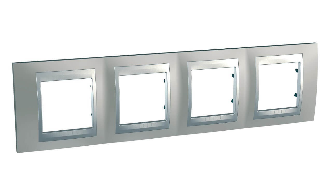 

Рамка Schneider Electric, Никель, MGU66.008.039 Unica Top (Подходит под механизмы Unica Top, Unica Class)