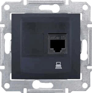 

Розетка Schneider Electric, Черный, SDN4700170 Sedna