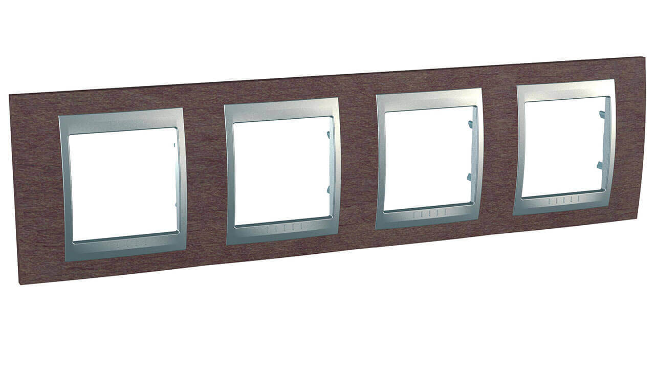 

Рамка Schneider Electric, Коричневый, MGU66.008.0M4 Unica Top (Подходит под механизмы Unica Top, Unica Class)
