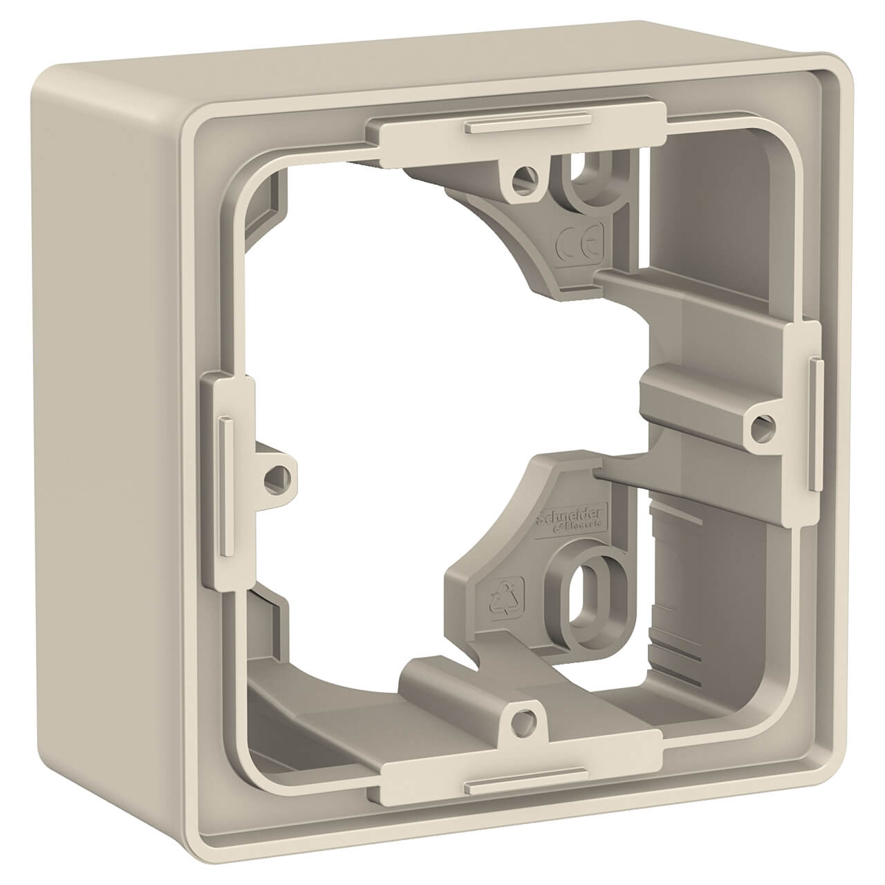 

Коробка Schneider Electric, Бежевый, NU800244 Unica New
