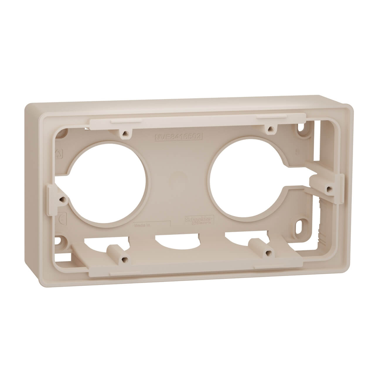 

Коробка Schneider Electric, Бежевый, NU800444 Unica New
