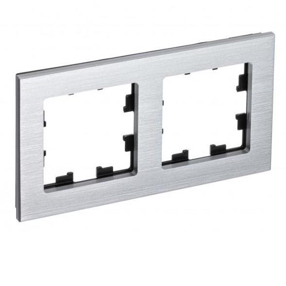 

Рамка 2-постовая Schneider Electric AtlasDesign Nature серебро ATN312102, ATN312102 AtlasDesign Nature
