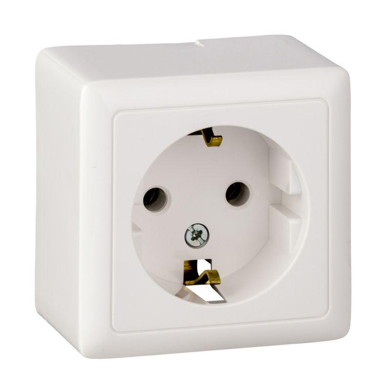 

Розетка 2К+З Schneider Electric Хит 16A 250V белая RA16-133-B, Белый, RA16-133-B Хит