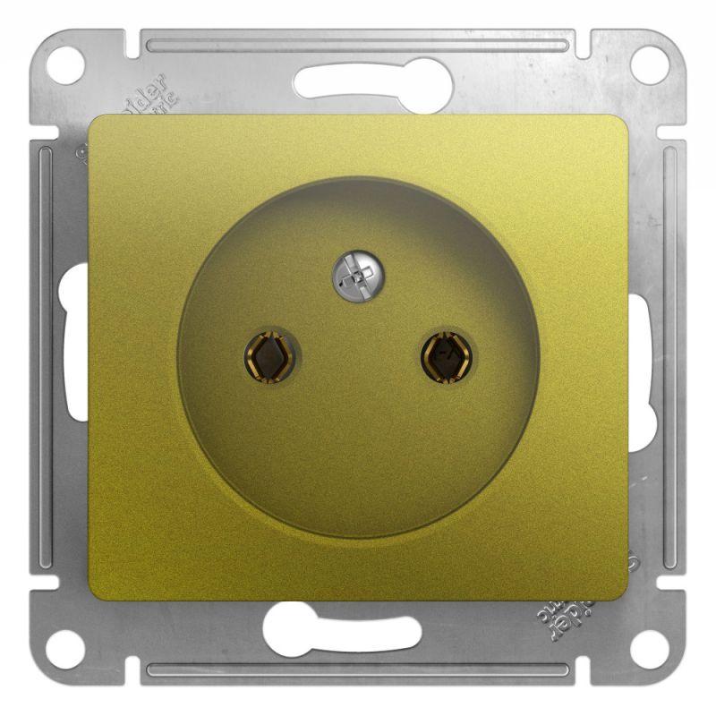 

Розетка 2К Schneider Electric Glossa 16A 250V фисташковая GSL001041, Зеленый, GSL001041 Glossa