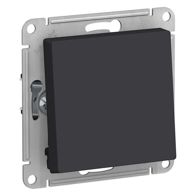 

Переключатель одноклавишный Schneider Electric AtlasDesign 10A 250V карбон ATN001061, Черный, ATN001061 AtlasDesign