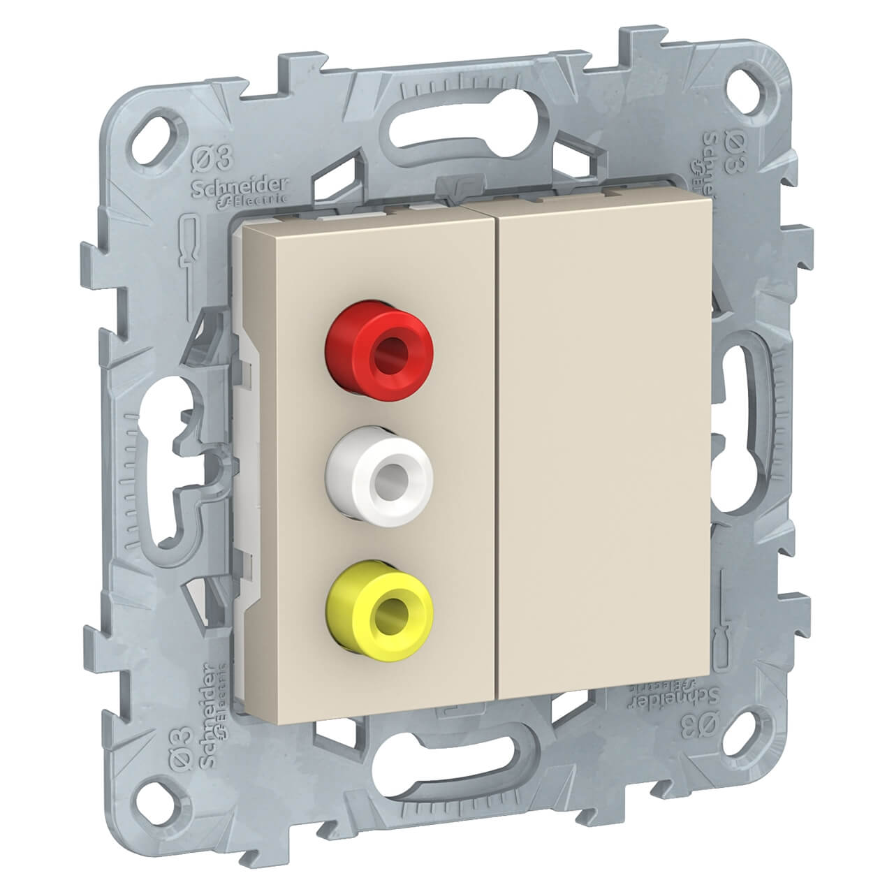 

Розетка Schneider Electric, Бежевый, NU543144 Unica New