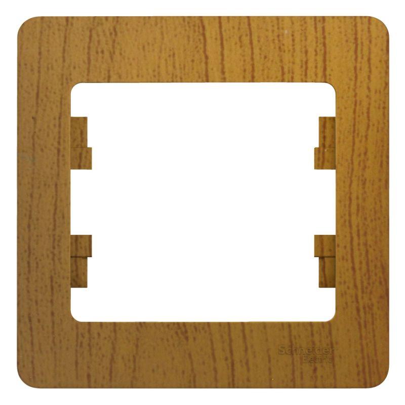 

Рамка 1-постовая Schneider Electric Glossa дуб GSL000501, Дерево, GSL000501 Glossa