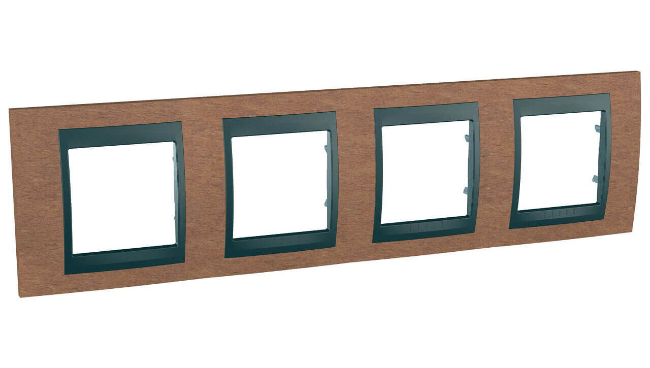 

Рамка Schneider Electric, Коричневый, MGU66.008.2M2 Unica Top (Подходит под механизмы Unica Top, Unica Class)