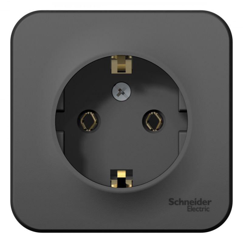 

Розетка 2К+З Schneider Electric Blanca 16A 250V антрацит BLNRA010116, BLNRA010116 Blanca