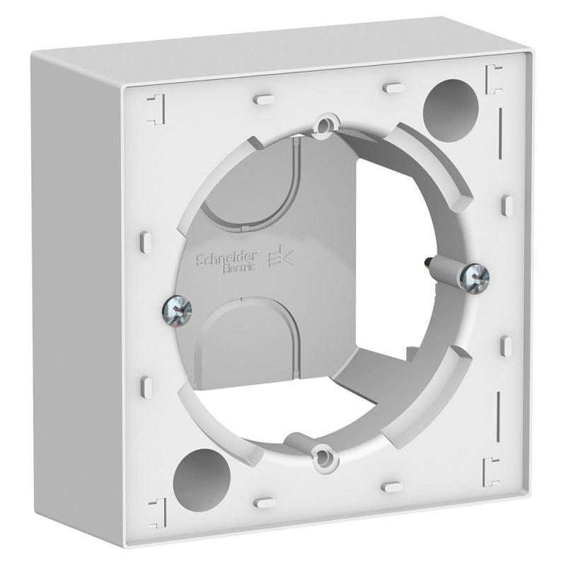 

Коробка для наружного монтажа Schneider Electric AtlasDesign белая ATN000100, Белый, ATN000100 AtlasDesign