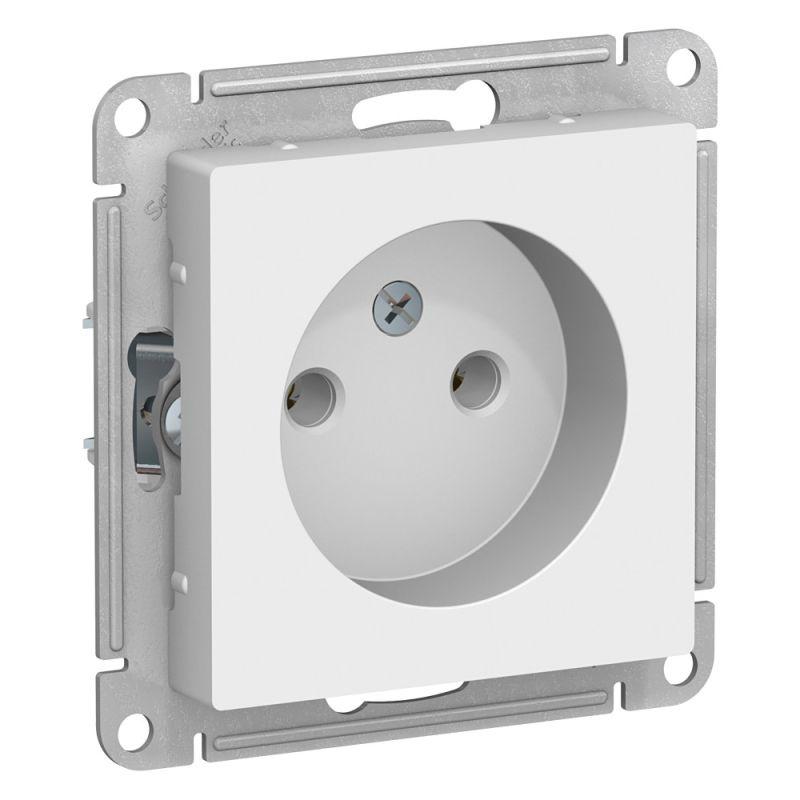 

Розетка 2К Schneider Electric AtlasDesign 16A 250V белая ATN000141, Белый, ATN000141 AtlasDesign