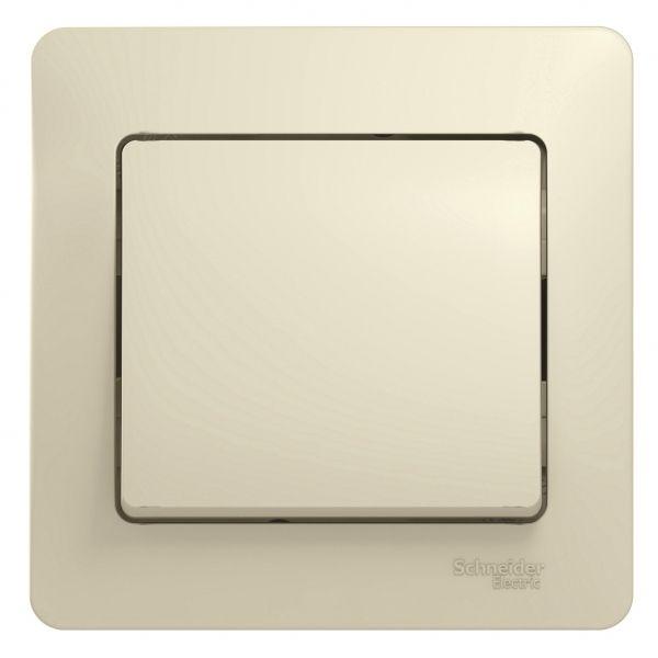 

Выключатель одноклавишный Schneider Electric Glossa 10A 250V бежевый GSL000212, GSL000212 Glossa