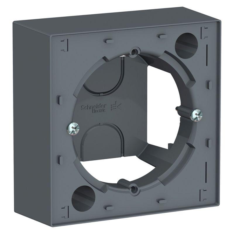 

Коробка для наружного монтажа Schneider Electric AtlasDesign грифель ATN000700, Темно-серый, ATN000700 AtlasDesign