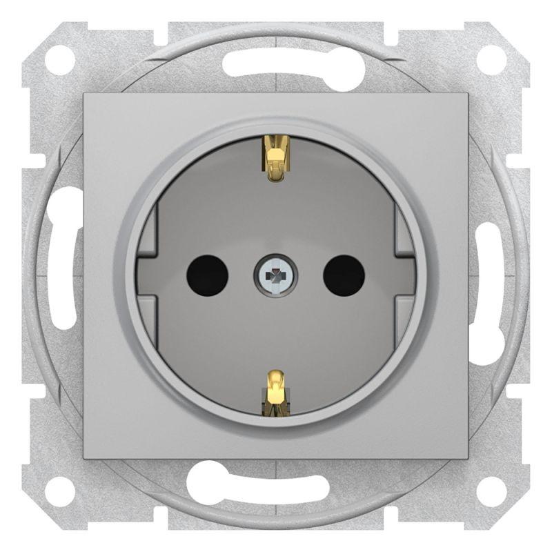 

Розетка Schneider Electric, Серебро, SDN3000160 Sedna
