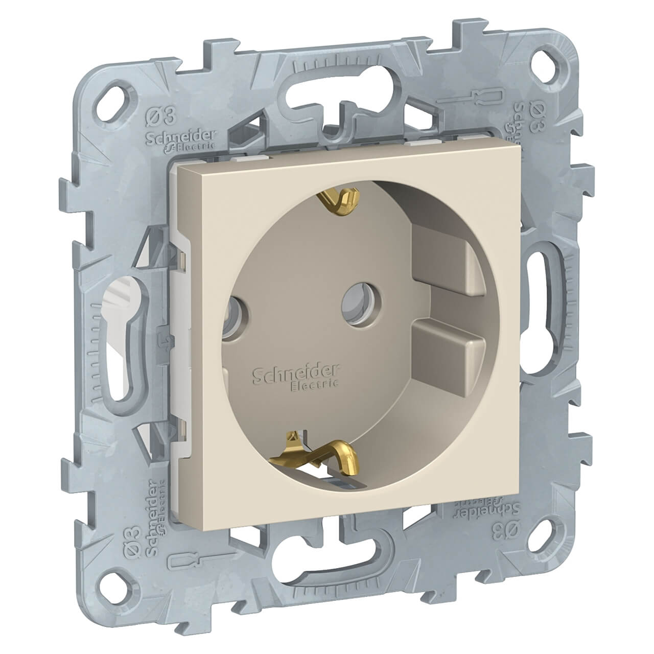 

Розетка Schneider Electric, Бежевый, NU503744 Unica New