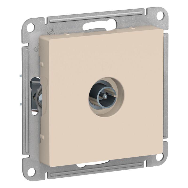 

Розетка телевизионная TV Schneider Electric AtlasDesign бежевая ATN000293, Бежевый, ATN000293 AtlasDesign