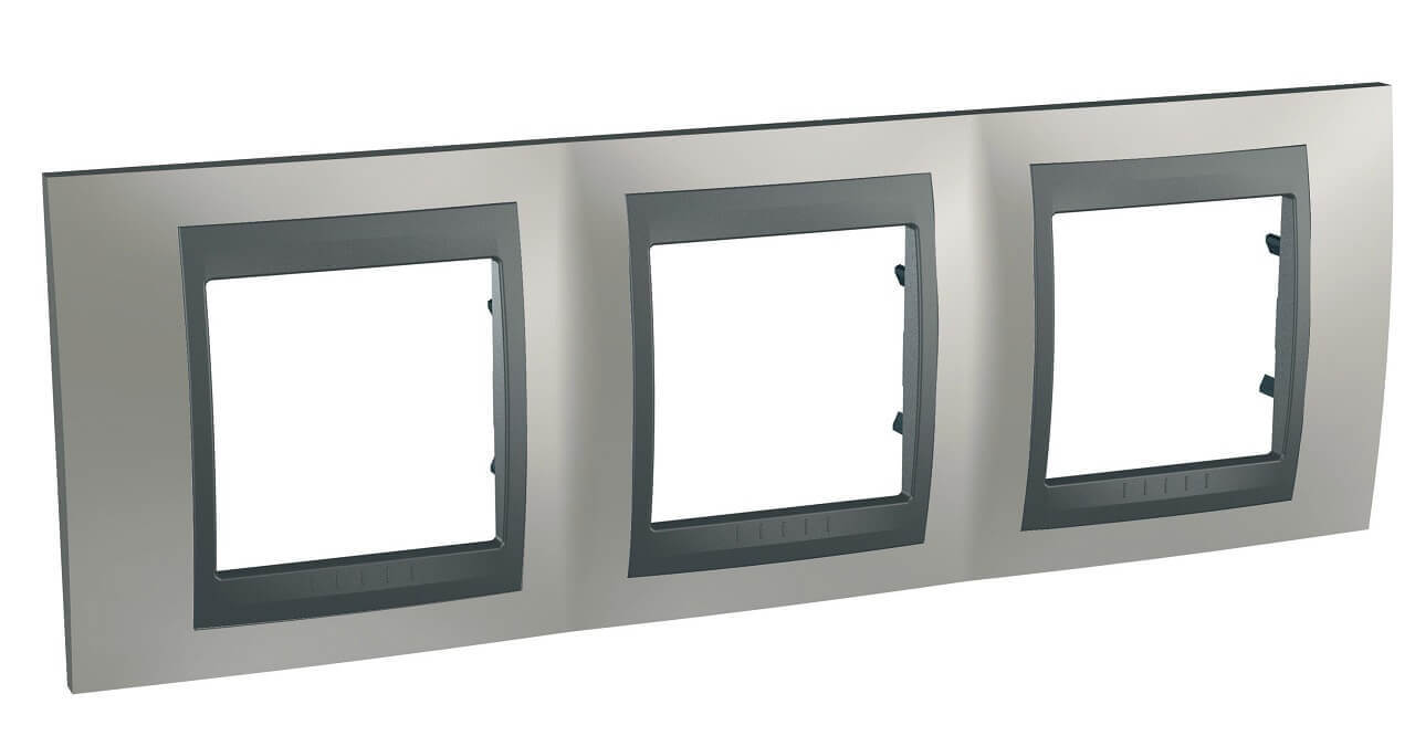 

Рамка Schneider Electric, Никель, MGU66.006.239 Unica Top (Подходит под механизмы Unica Top, Unica Class)