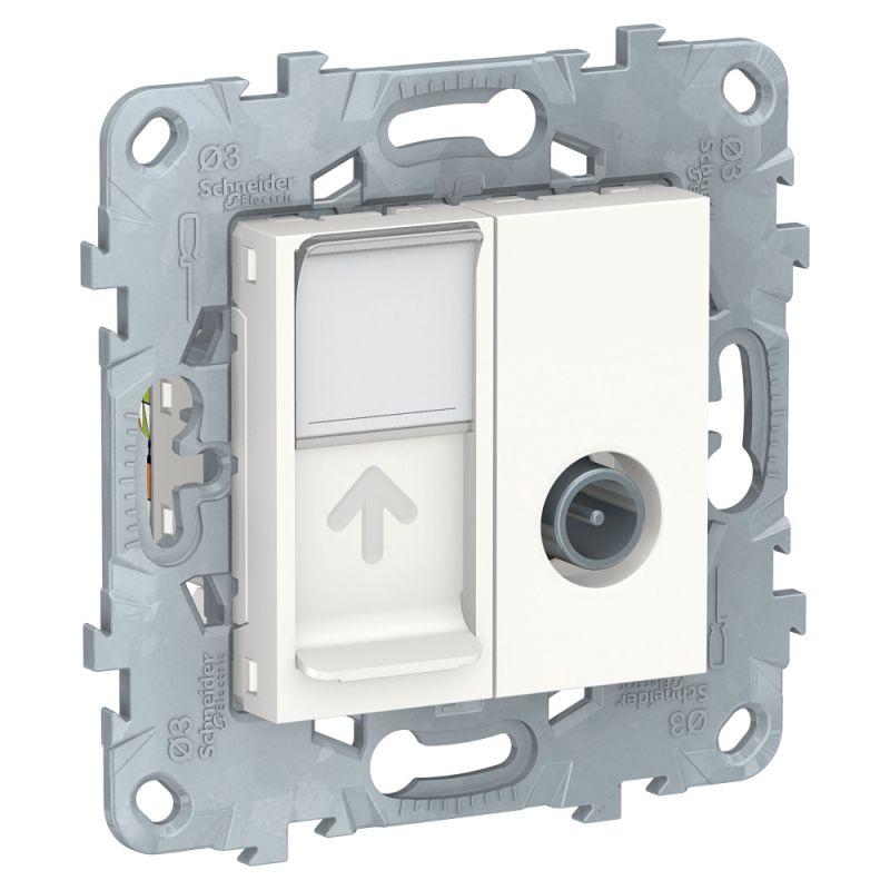 

Розетка Schneider Electric, Белый, NU547018 Unica New