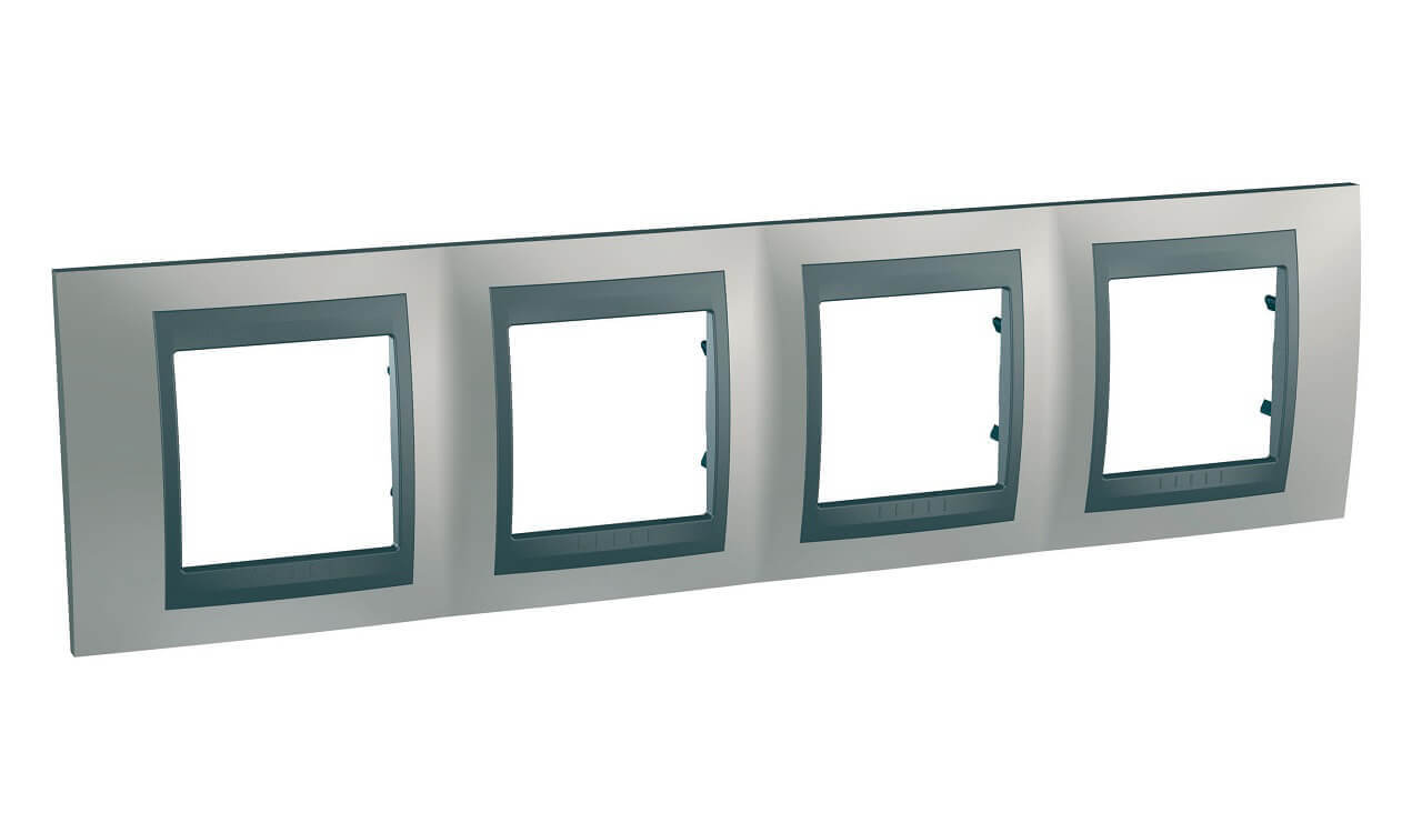 

Рамка Schneider Electric, Матовый никель, MGU66.008.239 Unica Top (Подходит под механизмы Unica Top, Unica Class)