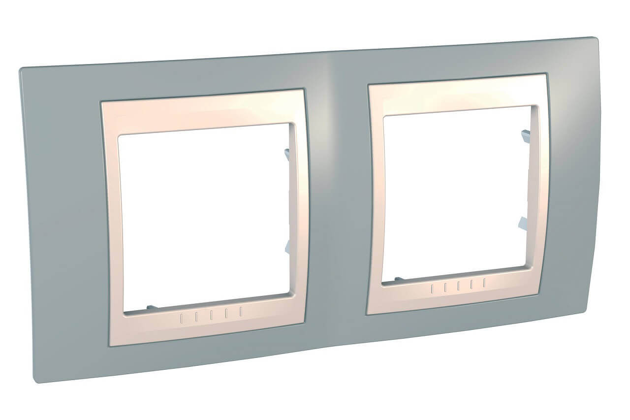 

Рамка Schneider Electric, Серый, MGU6.004.565 Unica Хамелеон (Подходит под механизмы Unica, Хамелеон, Quadro)