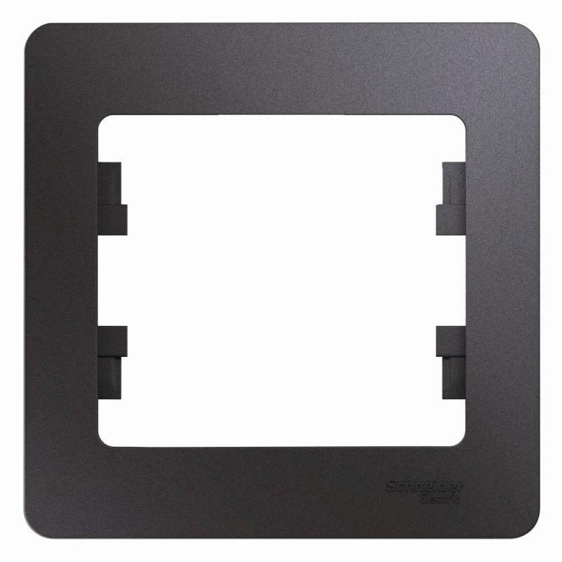 

Рамка 1-постовая Schneider Electric Glossa графит GSL001301, GSL001301 Glossa