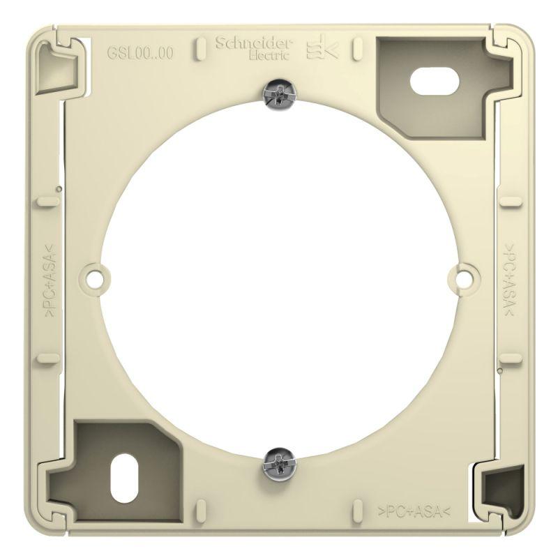 

Коробка для наружного монтажа Schneider Electric Glossa бежевая GSL000200, Бежевый, GSL000200 Glossa