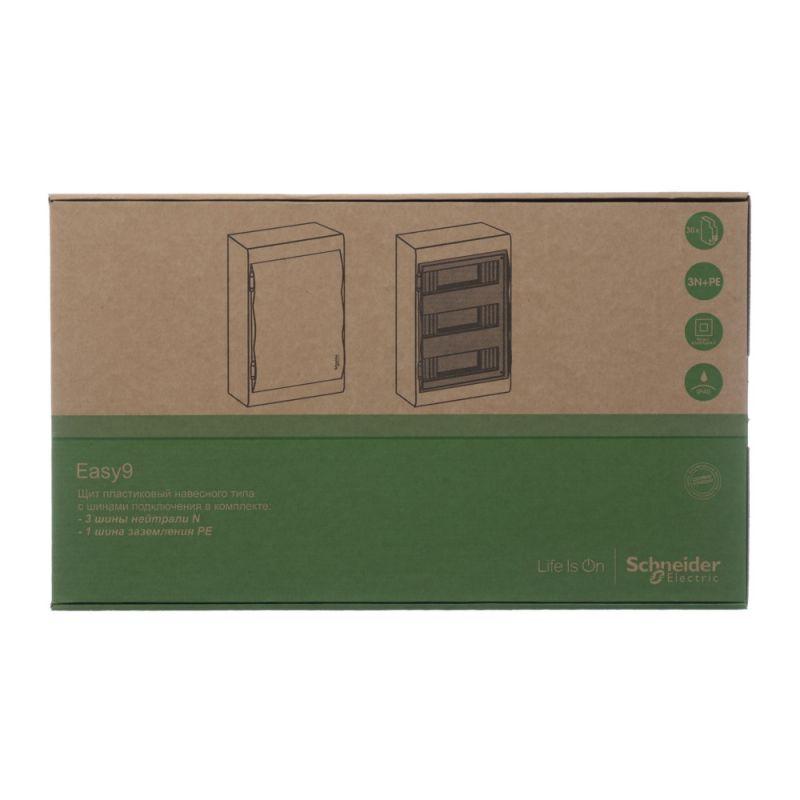 

Щиток встраиваемый Schneider Electric Easy9 3N+PE 3х12 EZ9E312S2FRU, Прозрачный, EZ9E312S2FRU
