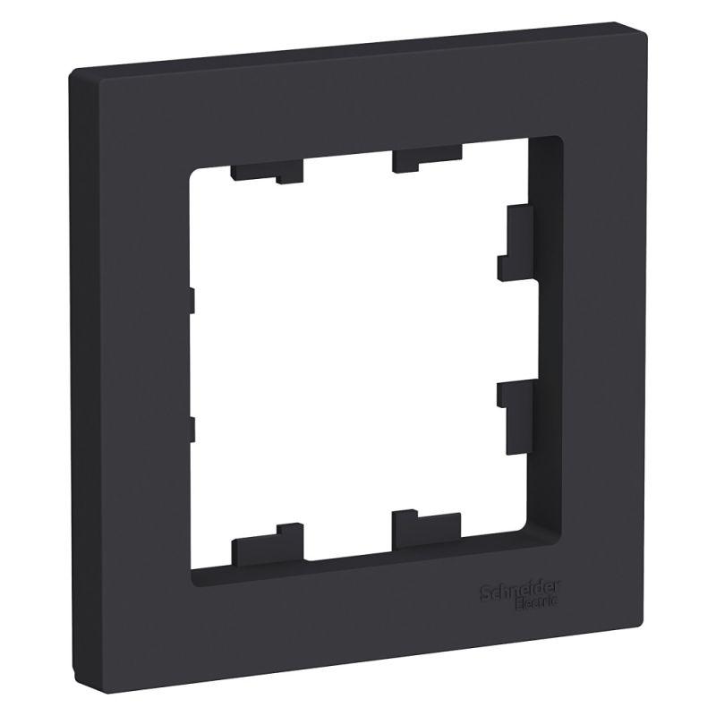 

Рамка 1-постовая Schneider Electric AtlasDesign карбон ATN001001, Черный, ATN001001 AtlasDesign
