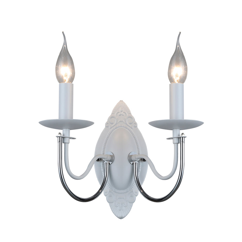 

Бра Seven Fires Kali WD3540/2W-WT-CR-CL, Белый, WD3540/2W-WT-CR-CL Kali