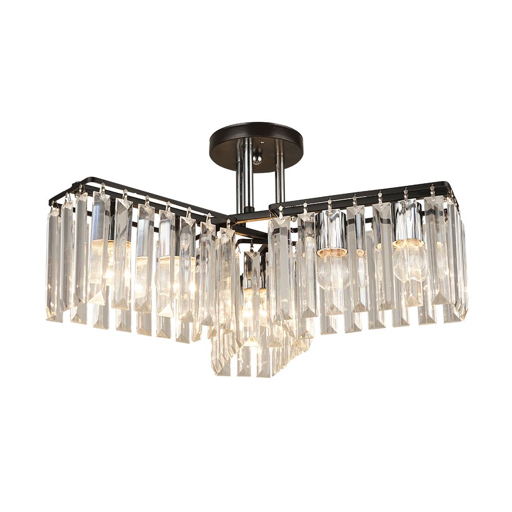 

Потолочная люстра Seven Fires Berit WD3548/6C-BK-CR-CL, Черный, WD3548/6C-BK-CR-CL Berit