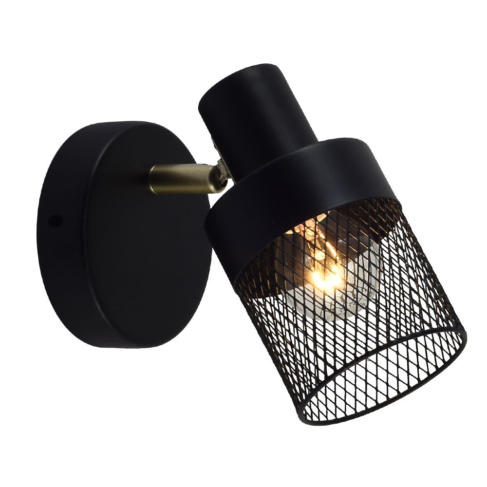 

Спот Seven Fires Kelda SF4705/1W-GD-BK, Черный, SF4705/1W-GD-BK Kelda