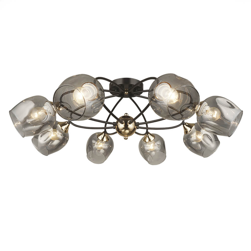 

Потолочная люстра Seven Fires Klimin SF3319/8C-CF-FGD, Коричневый, SF3319/8C-CF-FGD Klimin