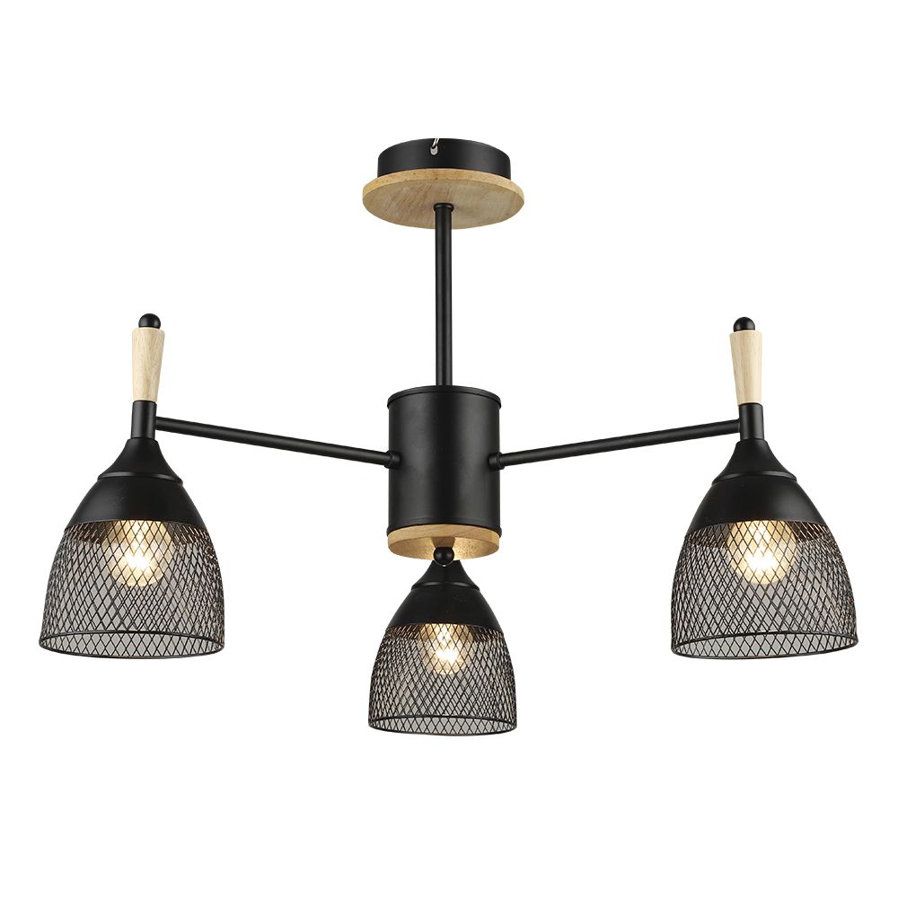 

Потолочная люстра Seven Fires Adion WD3500/3C-BK, Черный, WD3500/3C-BK Adion