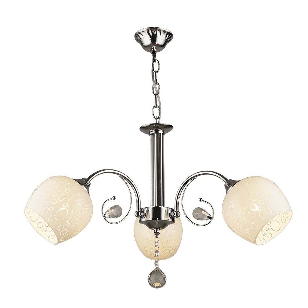

Подвесная люстра Seven Fires Xandra WD3524/3H-CR-WT, Белый, WD3524/3H-CR-WT Xandra