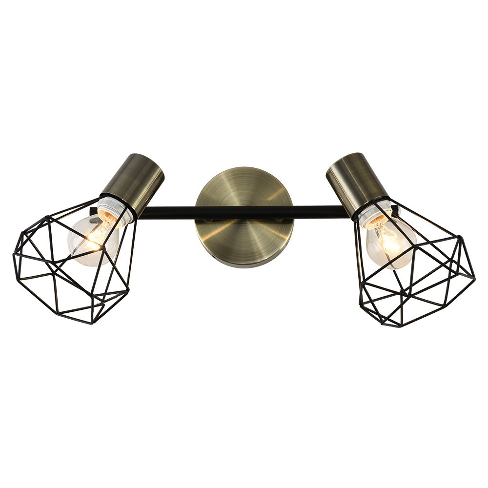 

Спот Seven Fires Keri SF4710/2W-AB-BK, Черный, SF4710/2W-AB-BK Keri