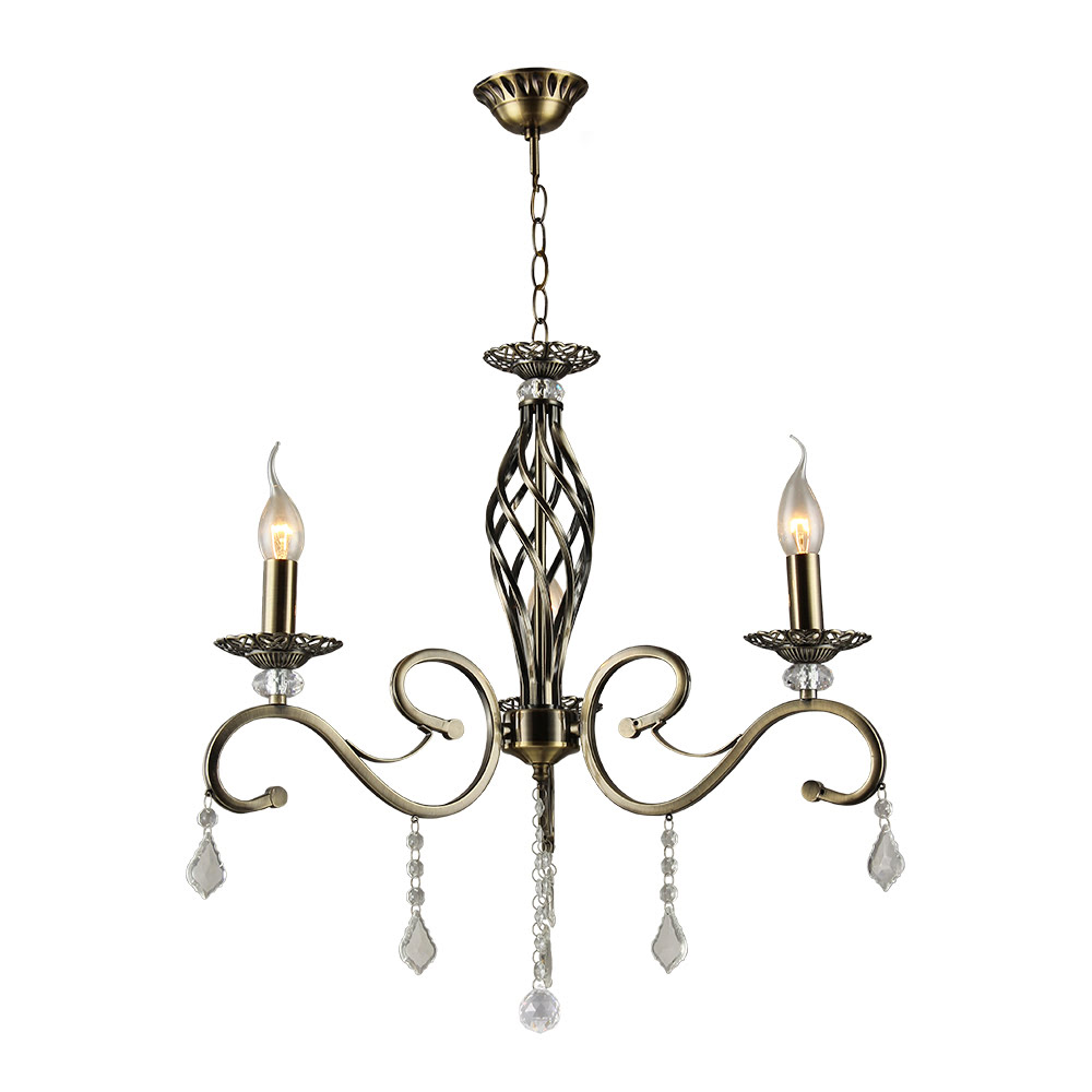 

Подвесная люстра Seven Fires Aelita WD3529/3H-AB-CL, Античная бронза, WD3529/3H-AB-CL Aelita