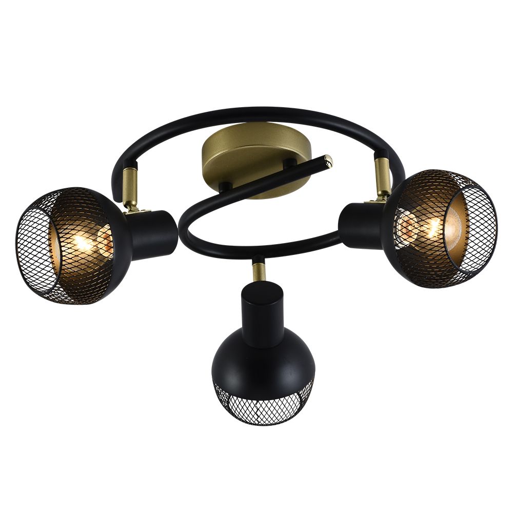 

Спот Seven Fires Dzhuvela SF4706/3CA-GD-BK, Черный, SF4706/3CA-GD-BK Dzhuvela