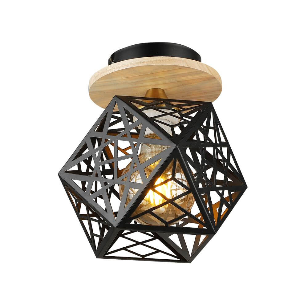 

Потолочный светильник Seven Fires Aland WD3572/1C-BK, Черный, WD3572/1C-BK Aland