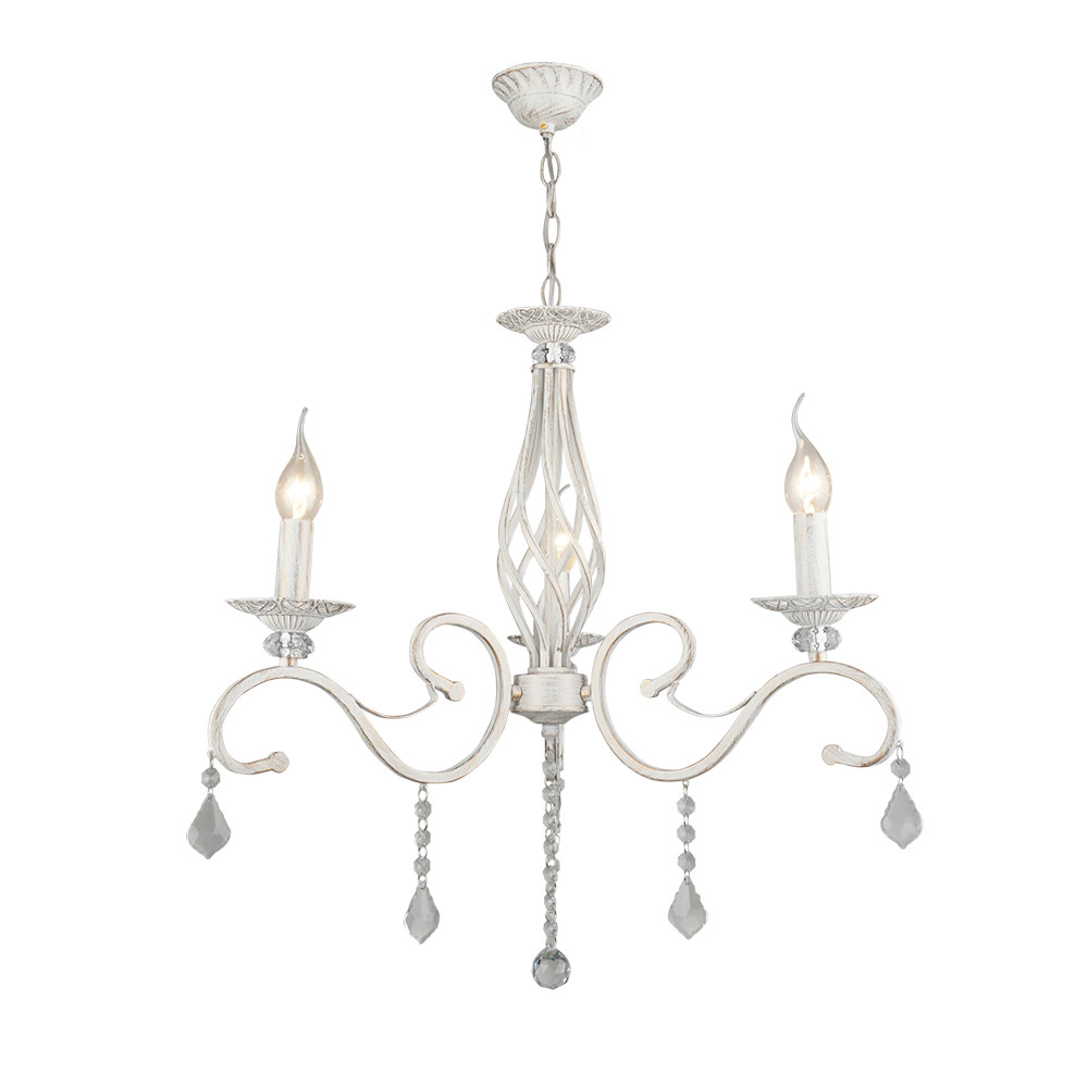 

Подвесная люстра Seven Fires Aelita WD3529/3H-WG-CL, Белый, WD3529/3H-WG-CL Aelita