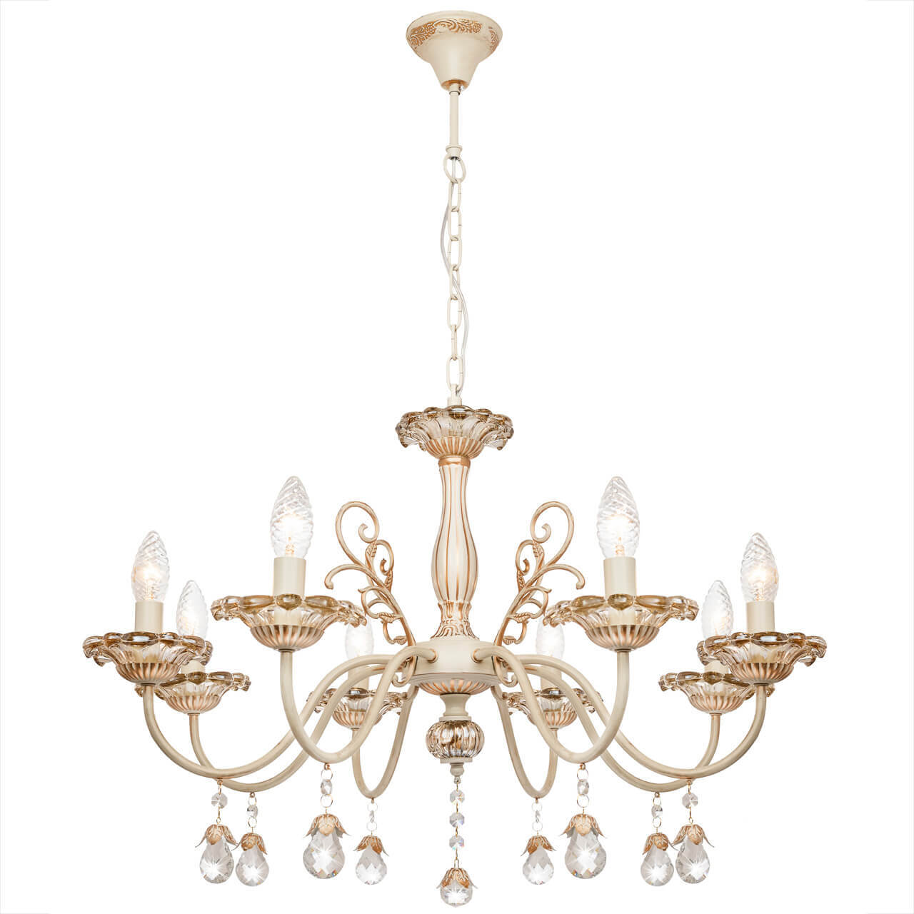 

Люстра Silver Light, Белый, 735.51.8 Vivienne