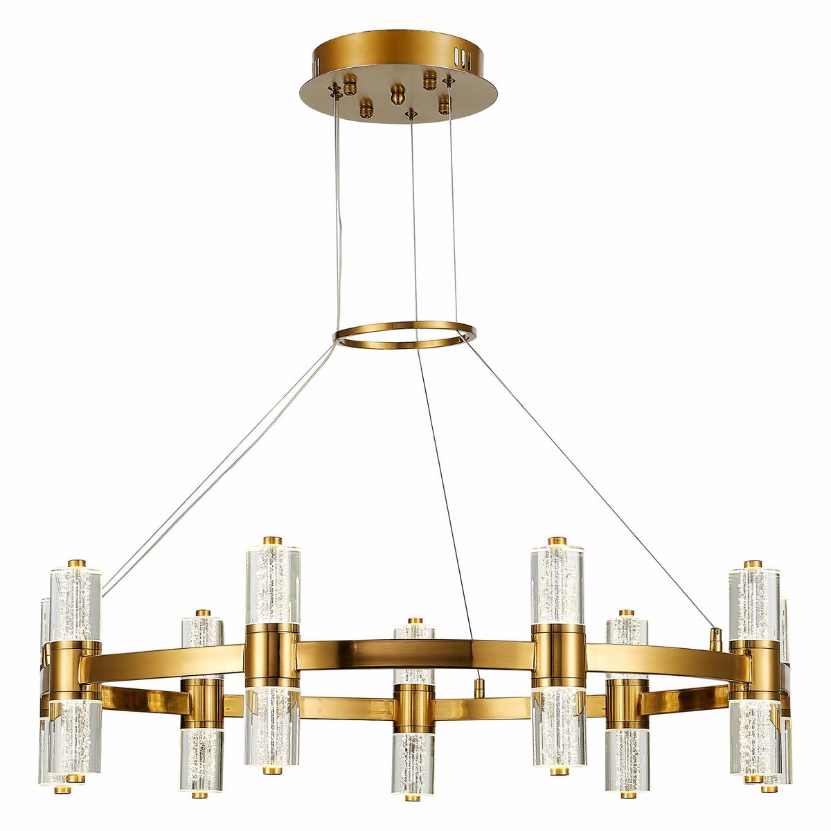 

Подвесная светодиодная люстра ST Luce Gemina SL6007.203.18, Латунь, SL6007.203.18 Gemina