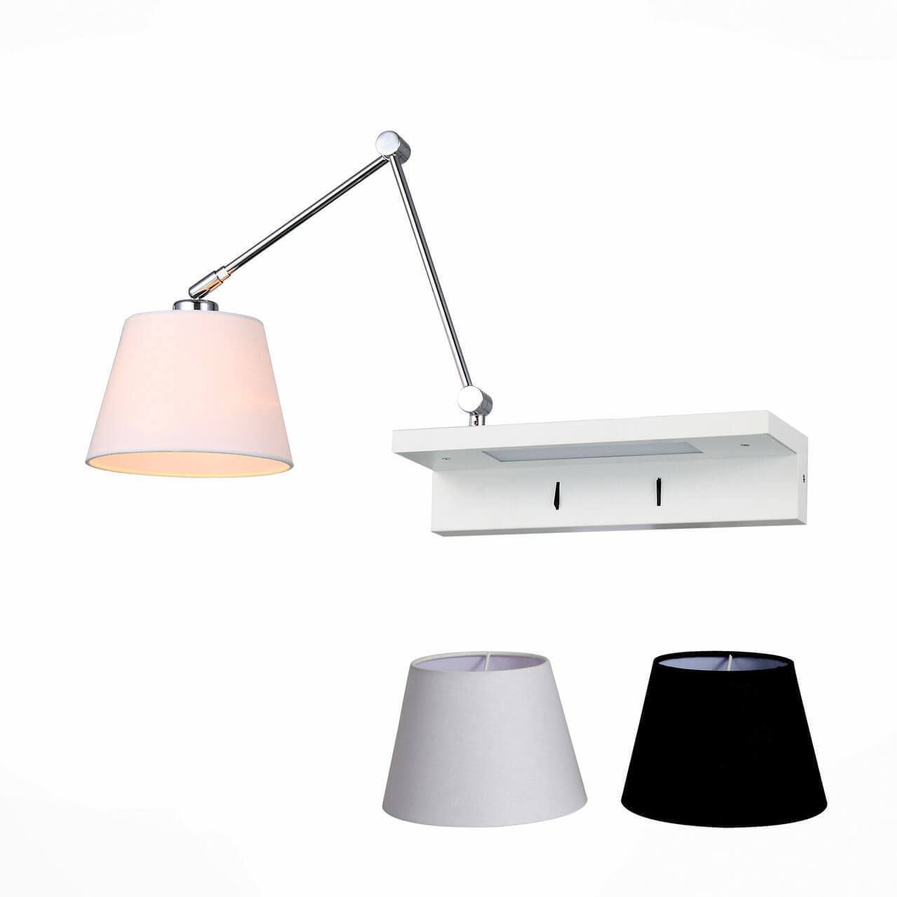 

Спот ST Luce, Белый, SL465.111.01 Instrada (В комплекте белый и черный абажуры)
