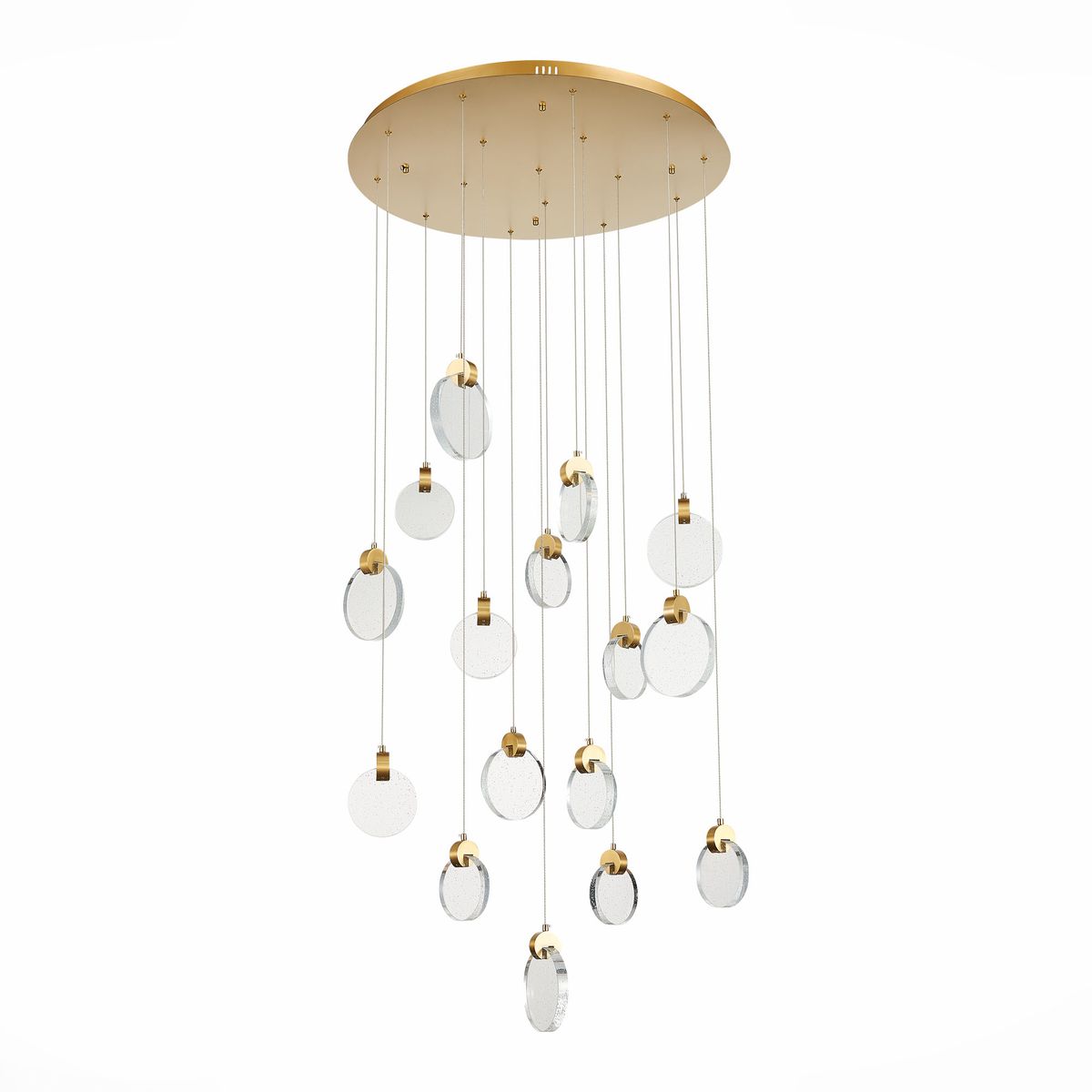 

Подвесная светодиодная люстра ST Luce Montecelio SL6104.203.16, Золотой, SL6104.203.16 Montecelio