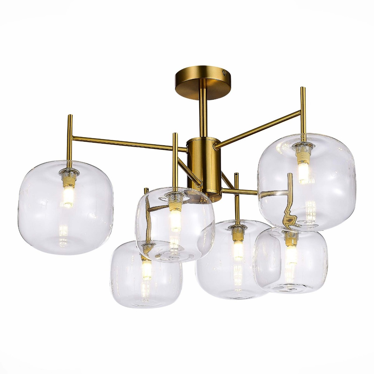 

Потолочная люстра ST Luce FINN SL1049.302.06, Латунь, SL1049.302.06 FINN