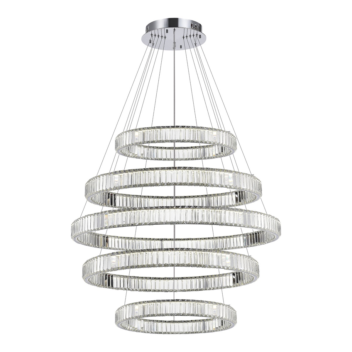 

Подвесная светодиодная люстра ST Luce Tivoli SL1622.103.05, Хром, SL1622.103.05 Tivoli