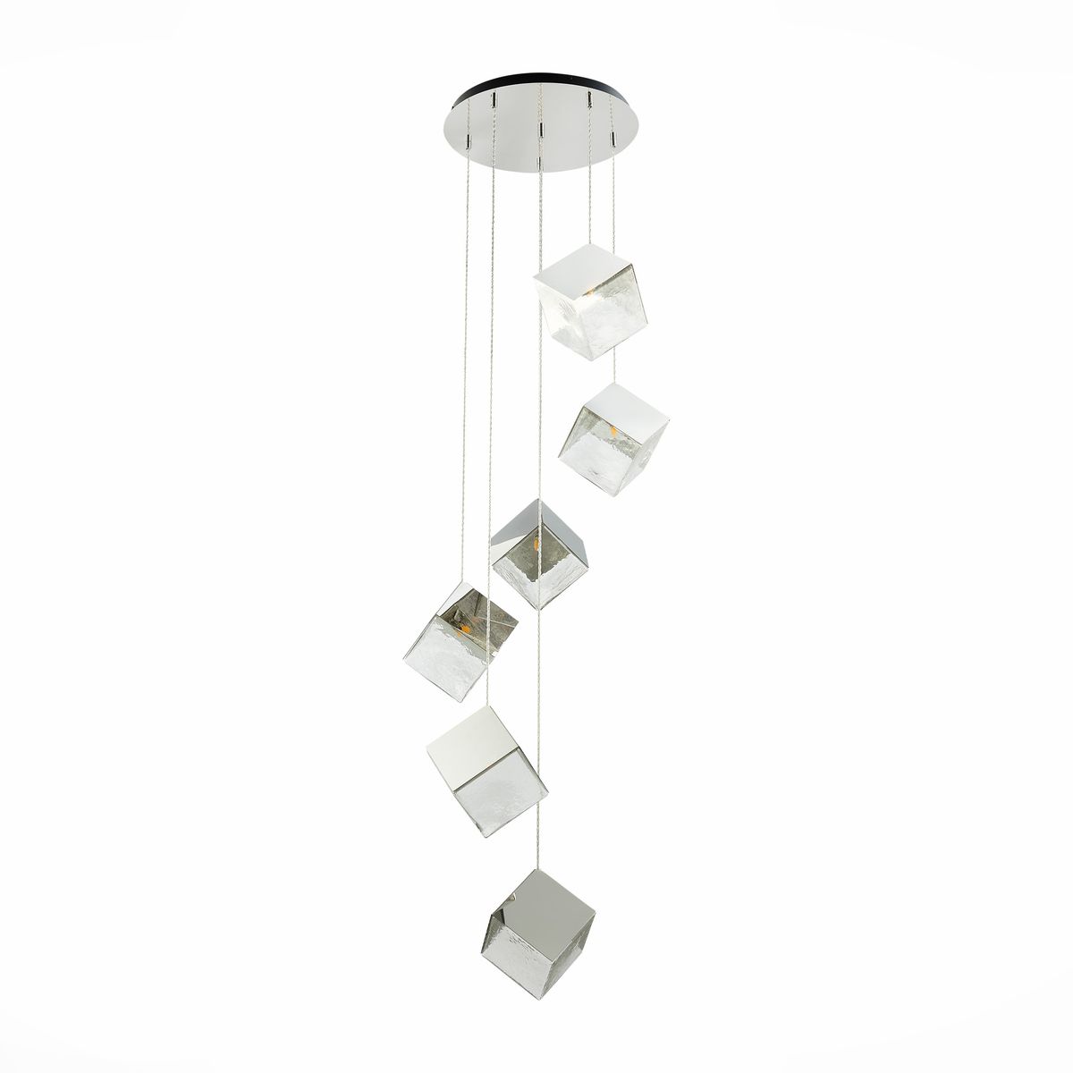 

Подвесная люстра ST Luce Riello SL1182.103.06, Хром, SL1182.103.06 Riello